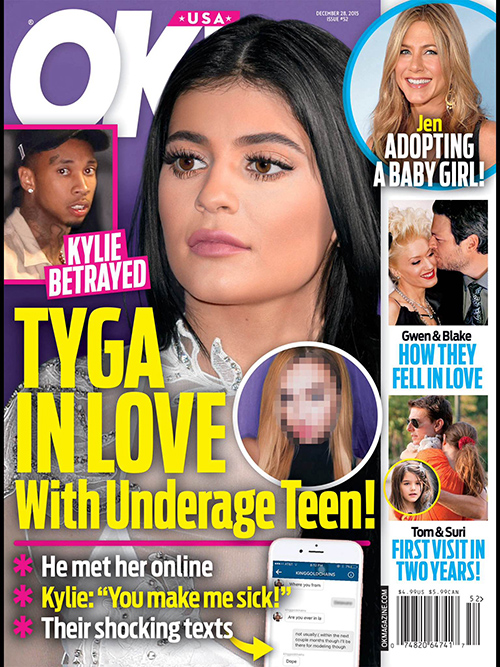 Kylie Jenner Humiliated – Kim Kardashian Freaks – Banishes Tyga After Teenage Texting Scandal (PHOTO)