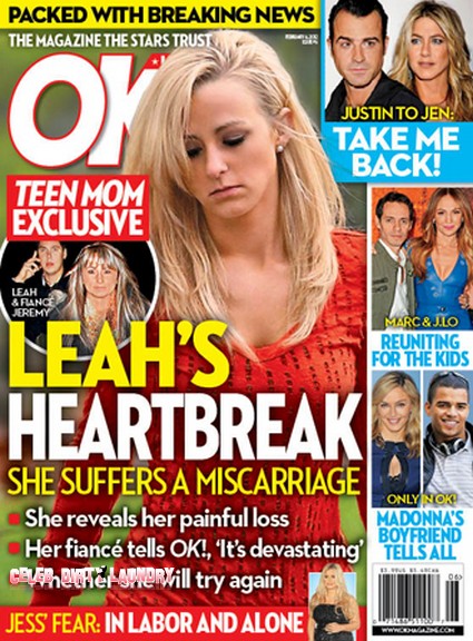 Teen Mom Leah Messer Suffers a Miscarriage (Photo)