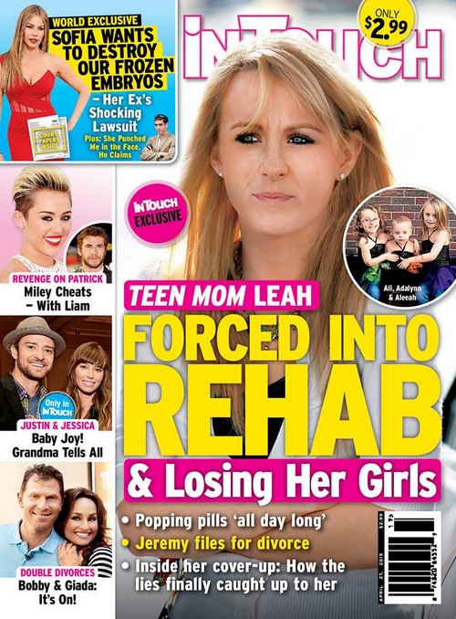Leah Messer Headed to Rehab For Drug Problem, Losing Custody of Kids: Teen Mom 2, Jeremy Calvert Divorce