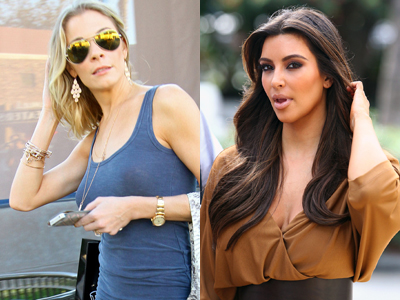 Adulteress LeAnn Rimes And Sex Tape Star Kim Kardashian Go To Church Together