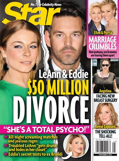 LeAnn Rimes and Eddie Cibrian Divorce and Separation Caused By “Psycho Meltdowns” – Report (PHOTO)
