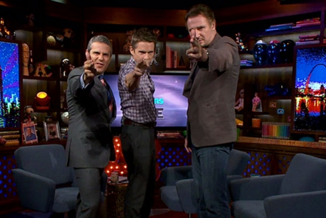 Teresa Giudice and Caroline Manzo Battle: Played By Liam Neeson and Ethan Hawke (Video)