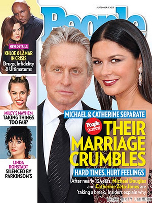 Michael Douglas and Catherine Zeta Jones Separated: Couple Announce Official Separation In People Magazine
