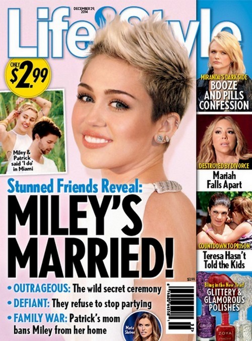Miley Cyrus And Patrick Schwarzenegger Married at Secret Miami Wedding (PHOTO)
