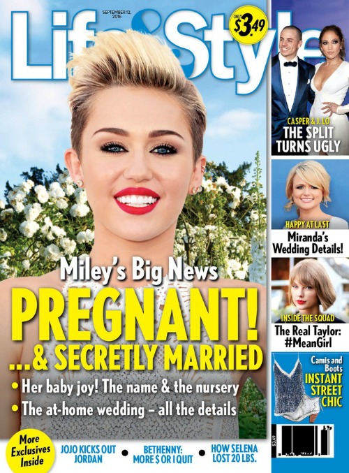 Miley Cyrus Pregnant and Married to Liam Hemsworth – Report