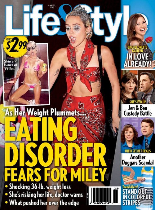Miley Cyrus Eating Disorder: Starving Herself For Attention, Shocking 36 Pound Weight Loss (PHOTO)