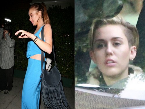 Are Lindsay Lohan And Miley Cyrus Lovers: Hook Up Together After Drug and Booze Fueled Partying?