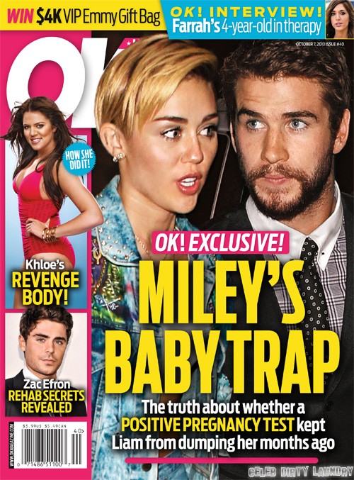 Miley Cyrus Pregnant: Trapped Liam Hemsworth With Pregnancy Test (PHOTO)