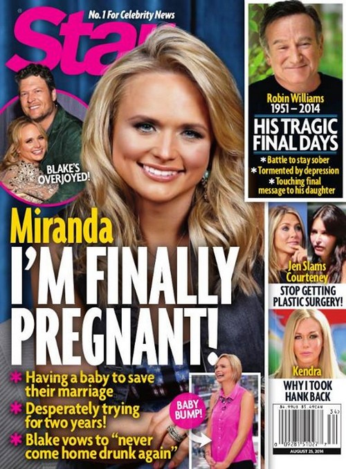Miranda Lambert Pregnant With First Child – Blake Shelton Wants a Baby? (PHOTO)