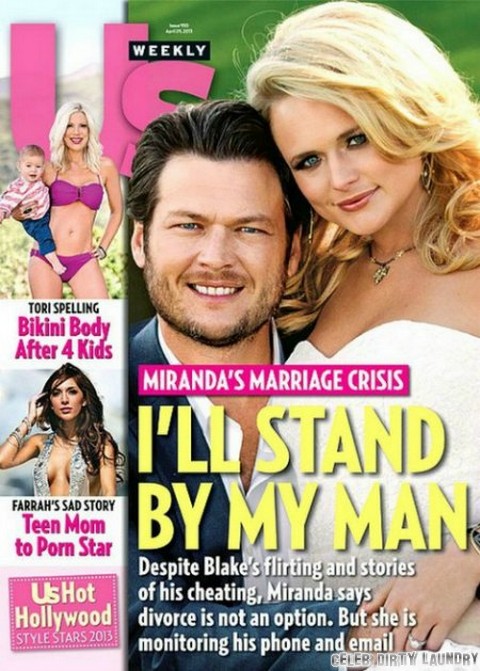 Blake Shelton Admits Cheating and Flirting – Miranda Lambert Won’t Let Him Go (Photo)