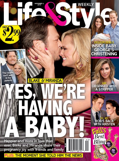 Miranda Lambert Pregnant With Blake Shelton’s Baby: Hopes a Child Will Straighten Husband Out – Report (PHOTO)