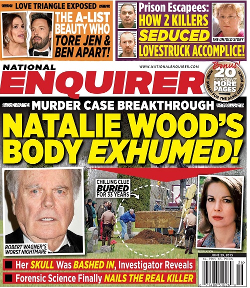 Natalie Wood’s Body To Be Exhumed After 33 Years: Will Robert Wagner Be Arrested For Her Murder?