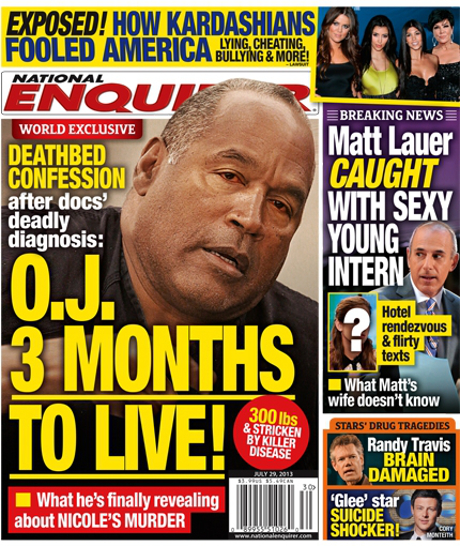 OJ Simpson’s Deathbed Confession With Only Three Months to Live? (PHOTO)