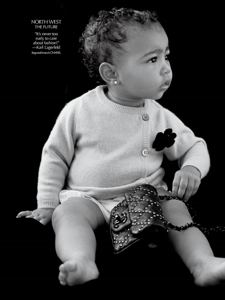 Kim Kardashian Pimping North West Out For Modeling Gigs – Claims 1 Year Old Won’t Wear Pink Or Prints (PHOTO)