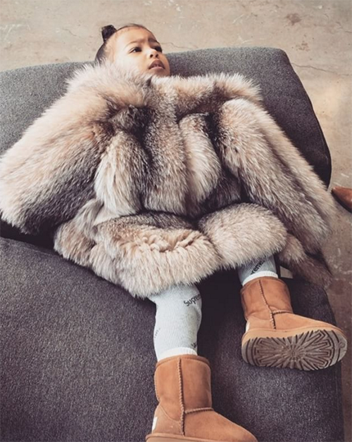 Kim Kardashian Attacked By PETA Once More: North West’s Fur Outfit Sparks Controversy – Kanye West Snubs Animal Rights Group