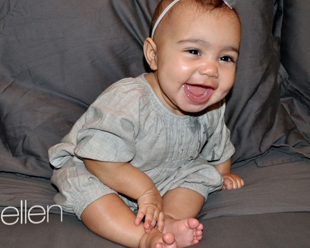 Kim Kardashian New Pics of North West on Ellen DeGeneres (VIDEO – PHOTOS)