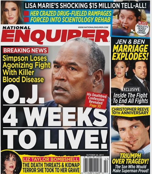 OJ Simpson Four Weeks Left To Live, Dealing With Fatal Blood Disease – Report (PHOTO)