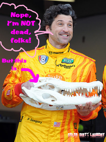 Patrick Dempsey ‘Rises From The Dead’ And Brushes Off The Celeb Death Hoax With Good Humor