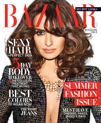 Penelope Cruz Glams It Up On The Cover Of Harper’s Bazaar