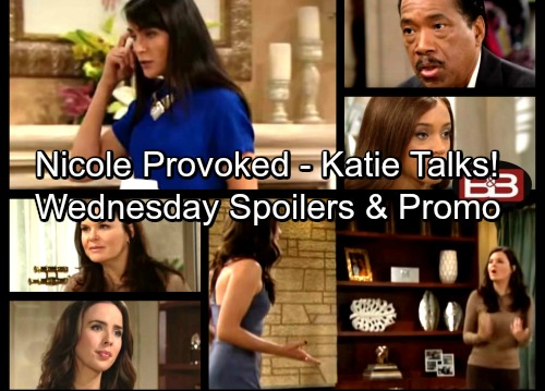 The Bold and the Beautiful Spoilers: Katie Stops Quinn Once and for All – Julius Pushes Nicole To Take Lizzie