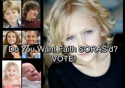The Young and the Restless Spoilers: Will Faith Newman Be SORAS’d After Camp – Do You Want A Teenage Faith? VOTE!
