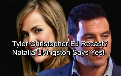 Days of Our Lives Spoilers: Tyler Christopher as EJ DiMera Recast, Natalia Livingston Says Yes – Returning as Taylor Walker?
