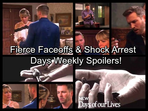 Days of Our Lives Spoilers: Week of August 14 – Fierce Faceoffs, Unraveling Secrets and a Startling Arrest