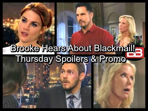 The Bold and the Beautiful Spoilers: Thursday, September 14 – Bill Admits Liam’s Blackmail to Brooke – Sally’s Overjoyed