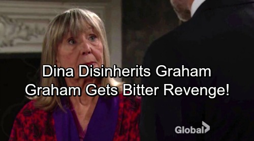 The Young and the Restless Spoilers: Furious Dina Cuts Graham Out of Her Will – Spiteful Graham Exposes Ashley’s Paternity