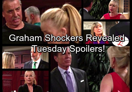 The Young and the Restless Spoilers: Tuesday, September 19 – More Graham Shockers Revealed – Dina’s Alarming Threat