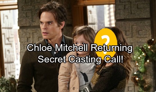 The Young and the Restless Spoilers: Casting News Shocker, Chloe Mitchell Secret Casting Call – Coming and Goings