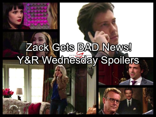 The Young and the Restless Spoilers: Wednesday, September 27 – Alice’s Shocking News for Zack – Tessa Crushes Mariah