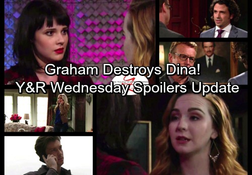 The Young and the Restless Spoilers: Wednesday, September 27 – Graham Plots Dina’s Destruction – Jack Deceives Phyllis