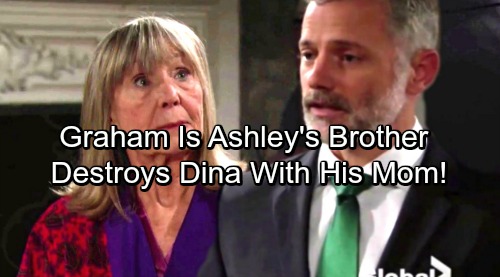 The Young and the Restless Spoilers: Graham is Ashley’s Brother, Brent Davis’s Son – Seeks Revenge On Dina With His Mom