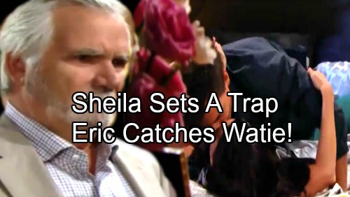 The Bold and the Beautiful Spoilers: Sheila Sets a Trap, Eric Catches Katie and Wyatt