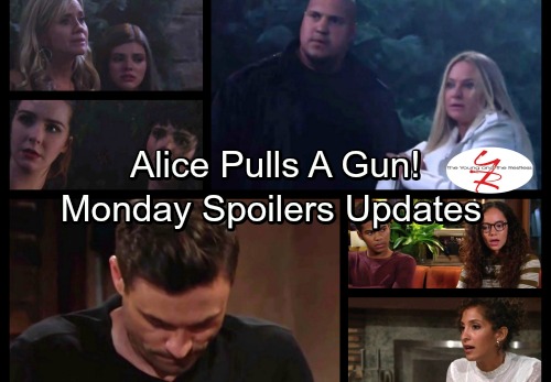 The Young and the Restless Spoilers: Monday, October 2 Update – Alice Grabs a Gun for Crystal’s Sake – Zack’s A Cornered Rat