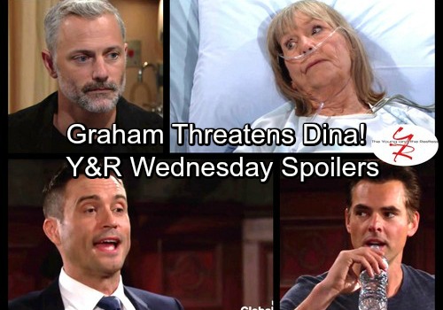 The Young and the Restless Spoilers: Wednesday, October 18 – Graham Offers Apology and Threat to Ailing Dina – Cane’s Huge News