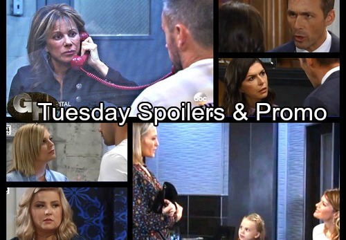 General Hospital Spoilers: Tuesday, November 7 – Julian’s Prison Mystery – Finn’s Shocking News – Valentin Threatens Anna