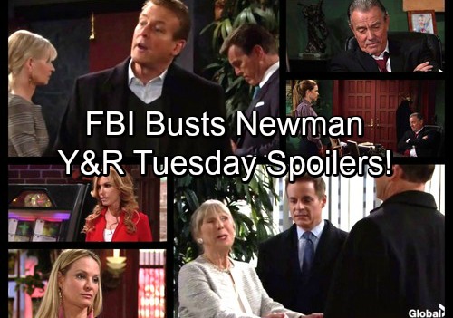 The Young and the Restless Spoilers: Tuesday, November 14 – FBI Busts Newman – Jack and Victor Work Together