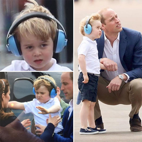 Prince George Temper Tantrum: Kate Middleton and Prince William Attend Royal Air Show With Cranky Toddler