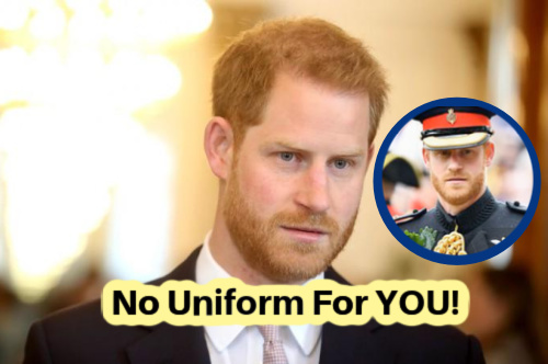 Royal Family News: Sulky Prince Harry Forbidden from Wearing Military Uniform