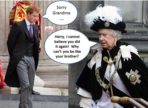 Queen Elizabeth Warns Prince Harry About Behavior At World Cup Soccer in Brazil – No Wild Partying!