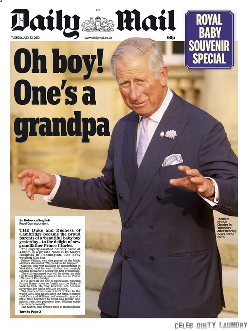 Prince Charles and Camilla Parker-Bowles to See Royal Baby At Hospital – Jealous Kate Middleton’s Parents Beat Them To It!!