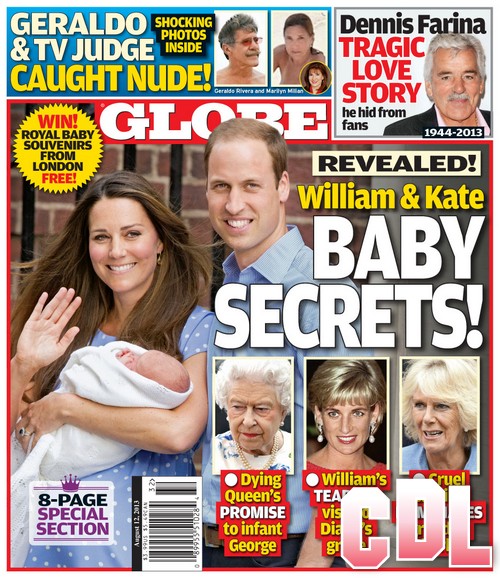 GLOBE: Kate Middleton and Prince William’s Baby Secrets – Dying Queen Elizabeth’s Promise To Prince George (PHOTO)