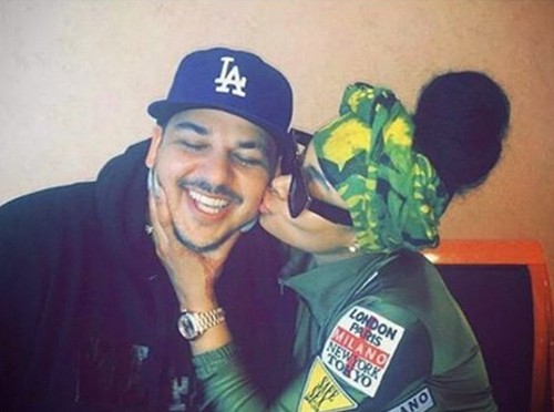 Blac Chyna and Rob Kardashian Kissing Photos Emerge: Chyna Saving Rob From Kardashian Women