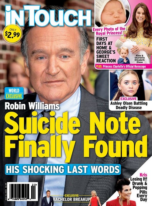 Robin Williams Suicide Note Found – His Last Words Revealed?