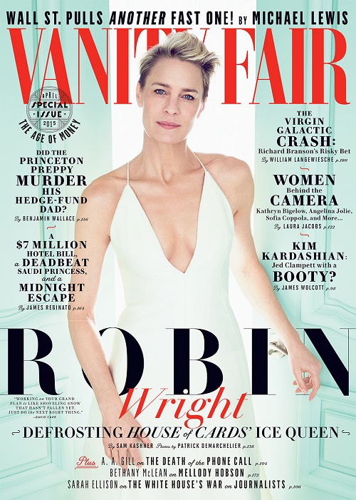 Robin Wright Vanity Fair Magazine Cover Story: Politely Disses Sean Pean, Insinuates He Was Awful (PHOTO)