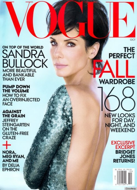Sandra Bullock Admits in New October Vogue that she’d Love 5 More Children! (PHOTO)
