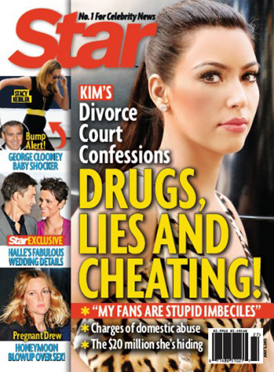 Kim Kardashian Calls Her Fans “Stupid Imbeciles” And More Shocking Divorce Allegations (Photo)