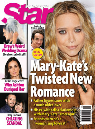 Mary-Kate Olsen Dyed Her Hair Brown For Her Twisted, Hugh Hefner-Like French Boyfriend (Photo)